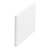 product cut out image of Britton Cleargreen 700mm Acrylic Gloss White End Bath Panel R27E